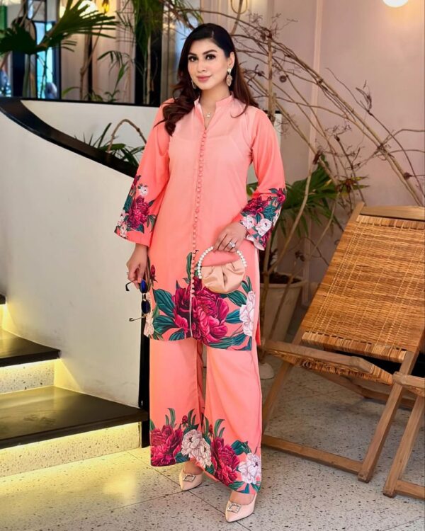 Elegant printed Shamus Silk Shirt and Trouser