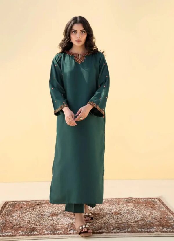 Dark Green 2pc Dress